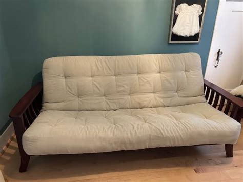 size dimensions Folds down to a full-size bed. . Craigslist futon